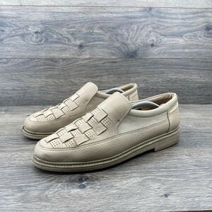 Rohde Men's Leather Loafers Shoes Size 41 UK 7 US 8 Beige